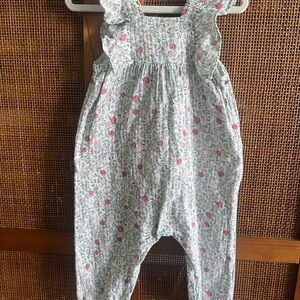 Zara Floral Ruffle Romper